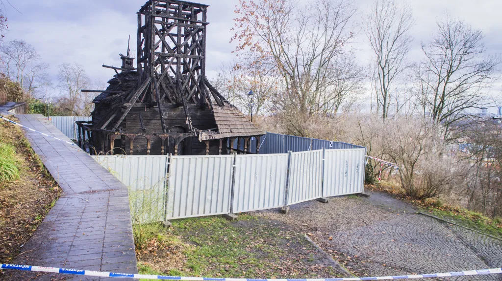Kostel sv. Michala po požáru