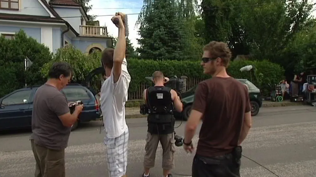 Natáčení nového filmu Occamova břitva