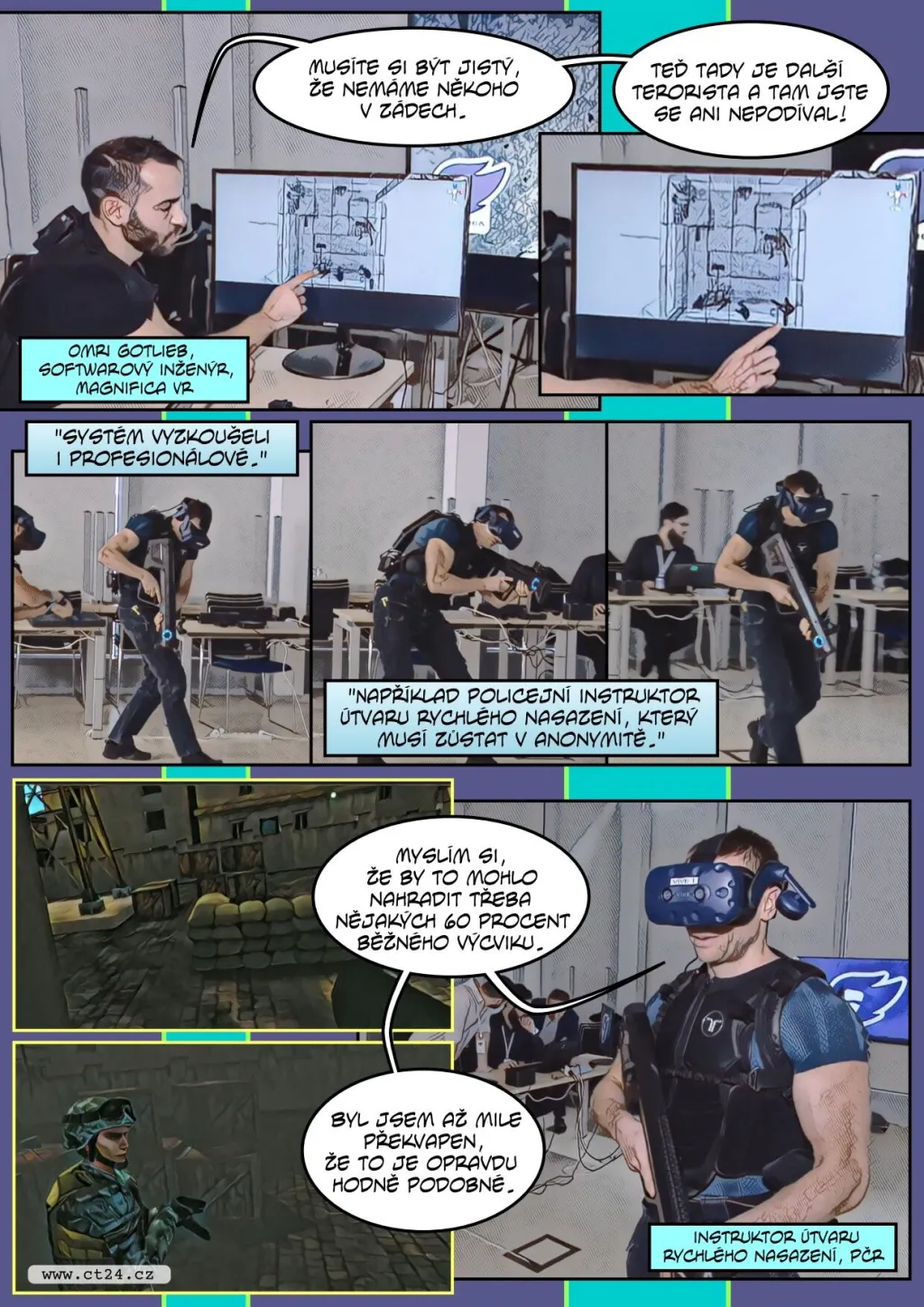 Virtuální realita na výcvik speciálních jednotek