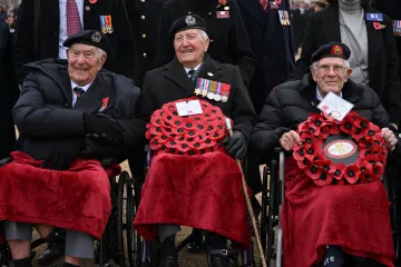 Britové si slavnostně připomněli válečné veterány