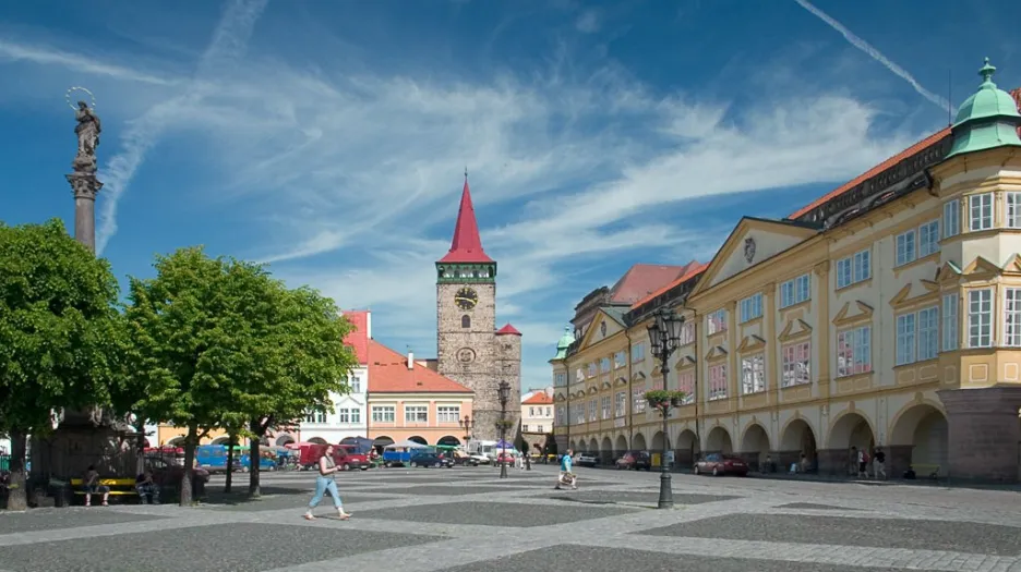 Valdštejnovo náměstí v Jičíně