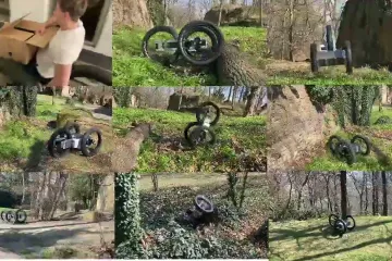 Robotická trojkolka Helhest může pomoci vojákům i záchranářům