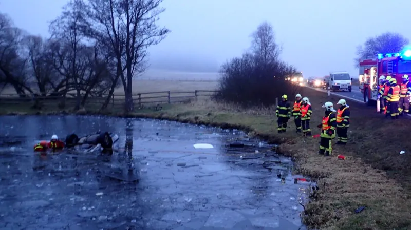 Nehoda u obce Herstošice