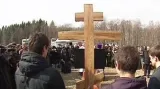 Pohřeb obětí moskevských teroristických útoků