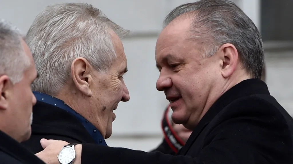 Miloš Zeman a Andrej Kiska