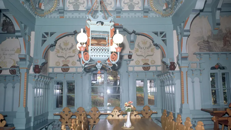 Libušín před požárem