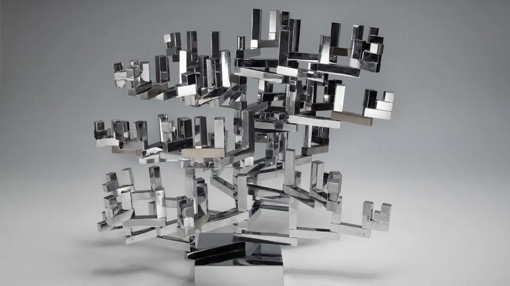 Radek Kratina / Osa s vertikálami a horizontálami, 1983