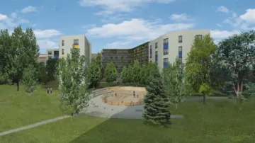 Tak by měl vypadat budovaný bytový komplex na Horníkově ulici