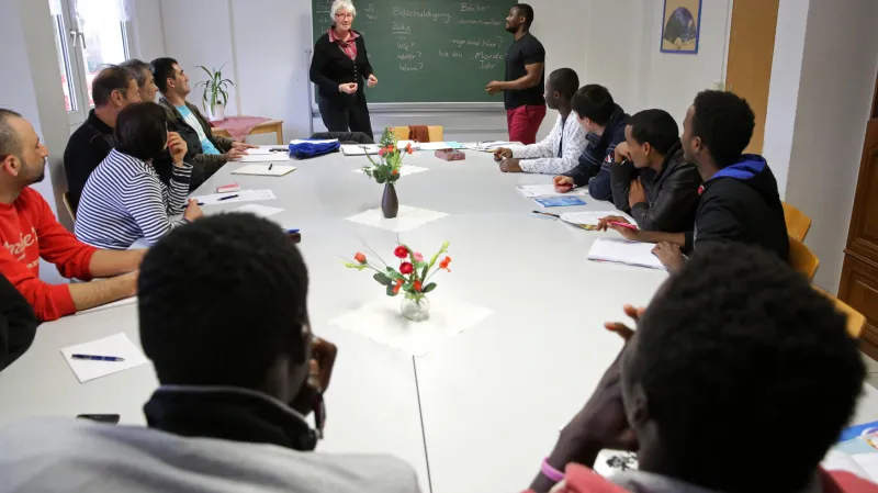 Kurzy němčiny pro uprchlíky