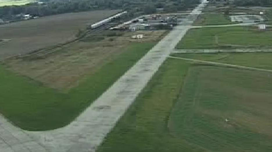 Runway chebského letiště