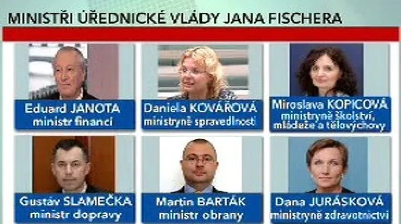 Ministři úřednické vlády