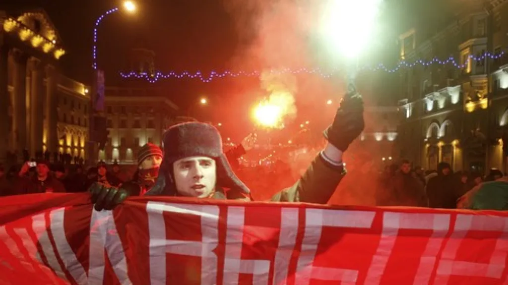 Protesty běloruské opozice