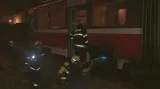 V Brně hořela tramvaj, příčinou byl nejspíš zkrat