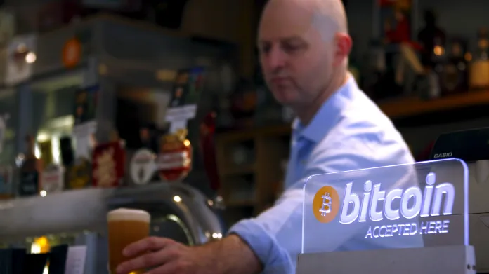 Pivo za bitcoiny