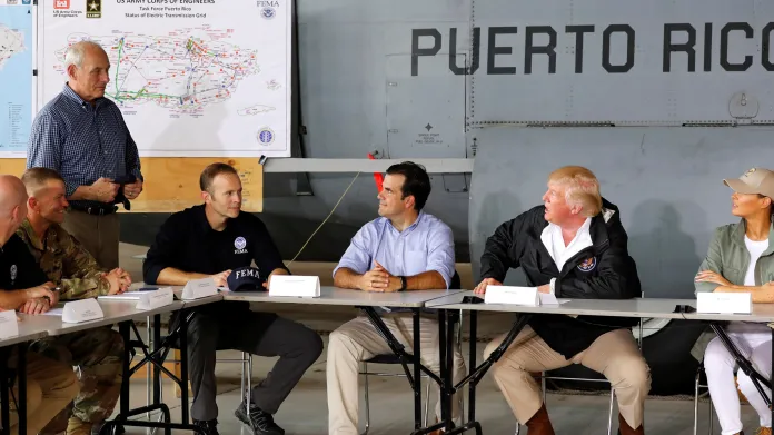Trump na Portoriku
