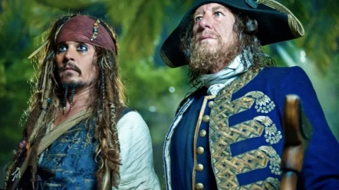 John Depp a Geoffrey Rush ve čtvrtém pokračování Pirátů z Karibiku
