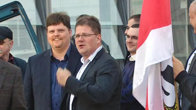 Šéf NPD Holger Apfel