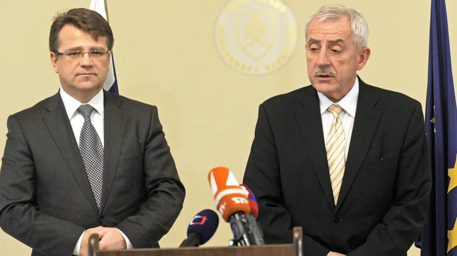 Ivan Uhliarik a Leoš Heger