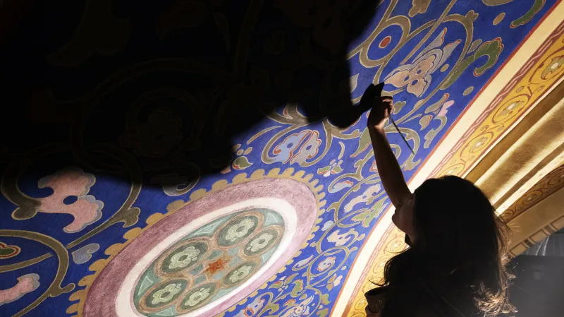 Oprava Velké synagogy v Plzni