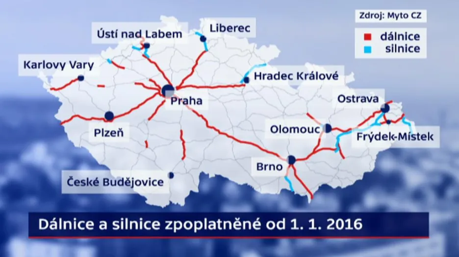 Mýtné v roce 2016