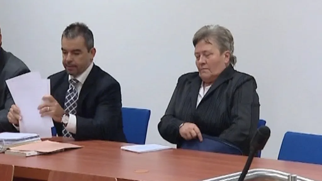 Dagmar Hrubá u soudu