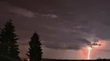 Noční bouřka na Strakonicku