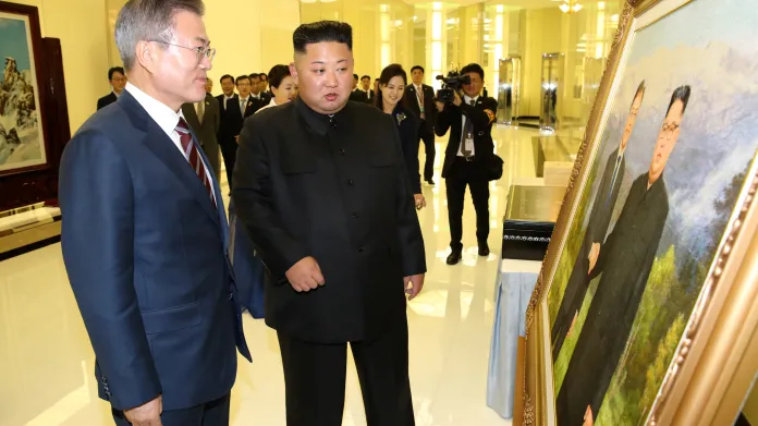 Setkání jihokorejského prezidenta Mun Če-ina a severokorejského vůdce Kim Čong-una v Pchjongjangu