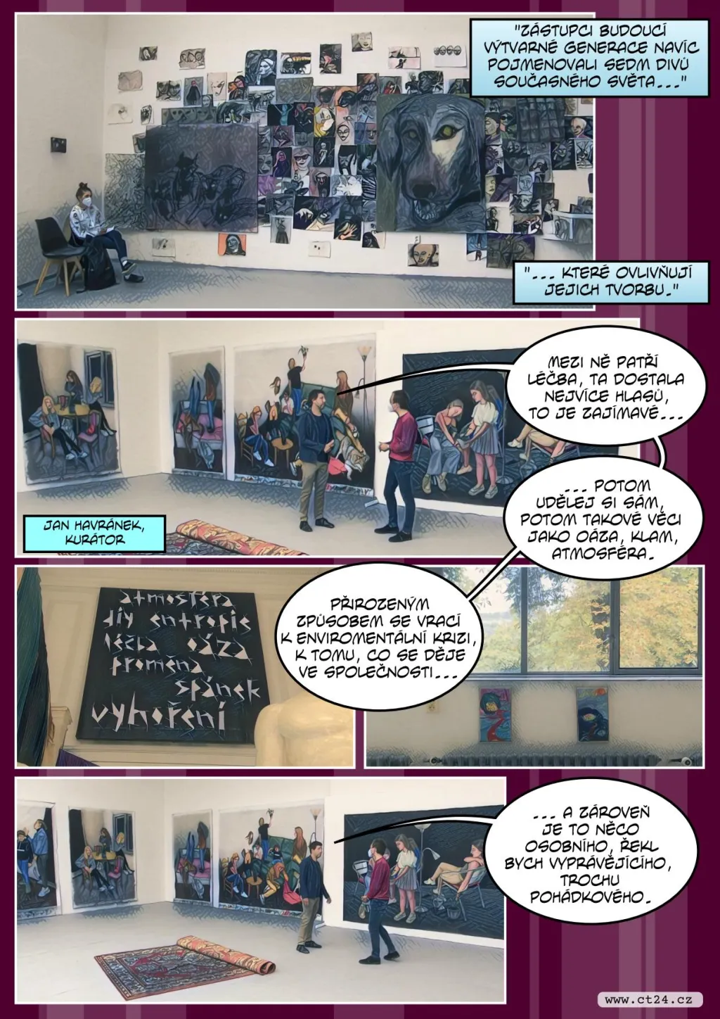 Výstava absolventů Akademie výtvarných umění v Praze