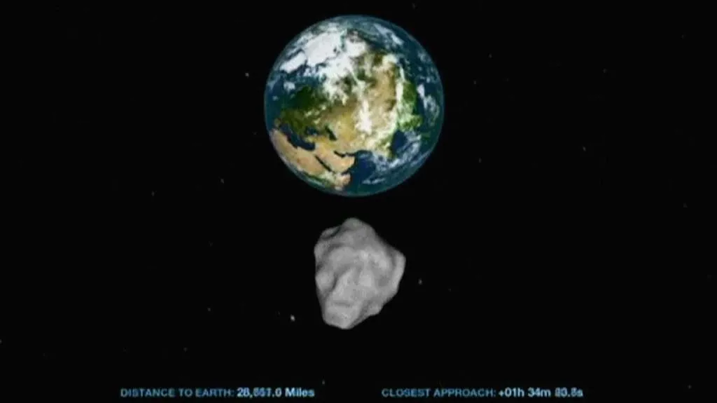 Průlet asteroidu