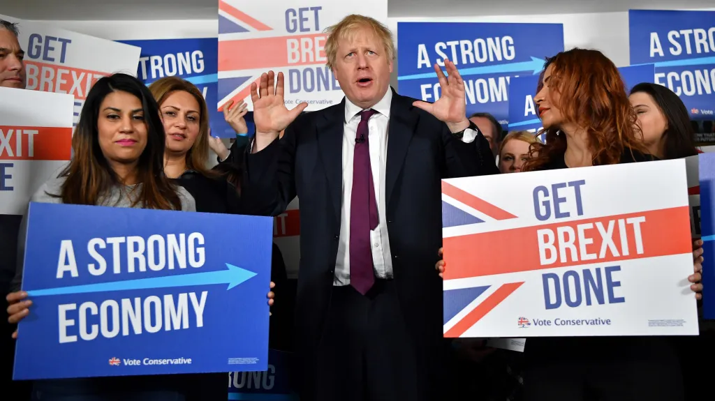 Britský premiér Boris Johnson