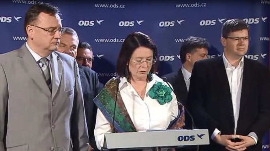 Brífink ODS po jednání výkonné rady