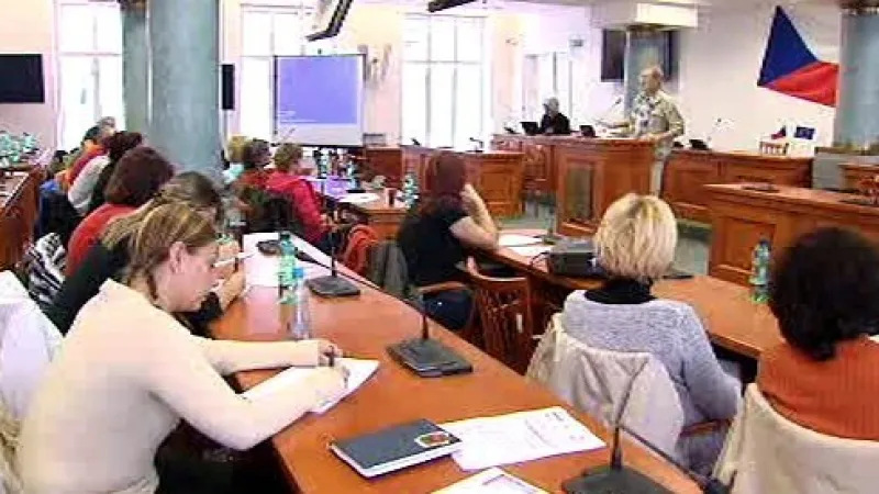 Studenti na přednášce