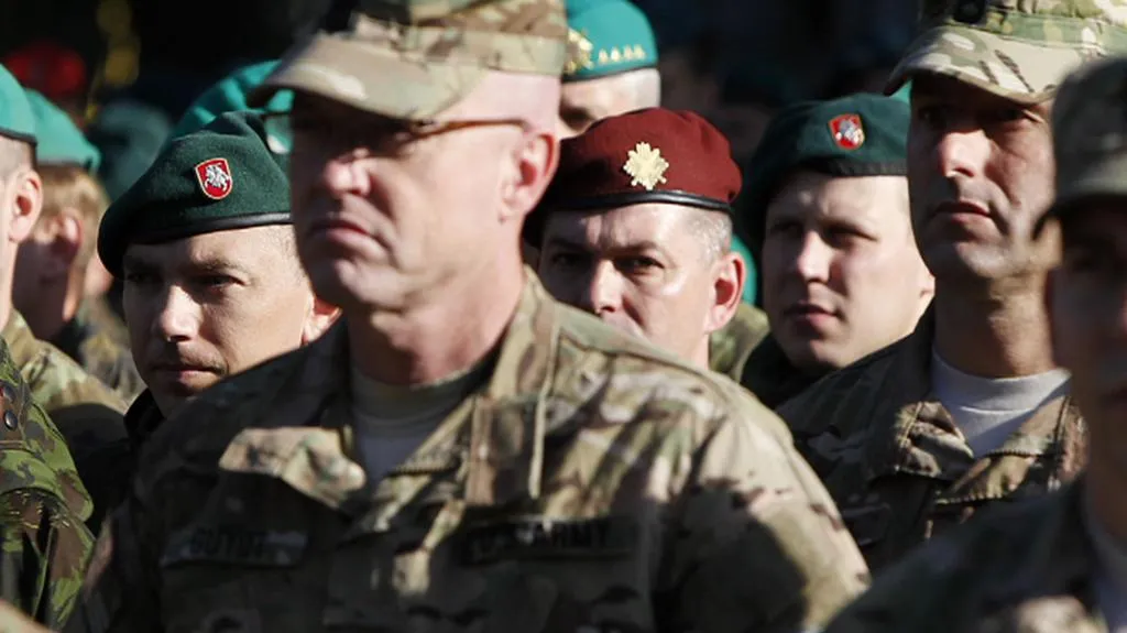 Příslušníci záložních sil polské armády