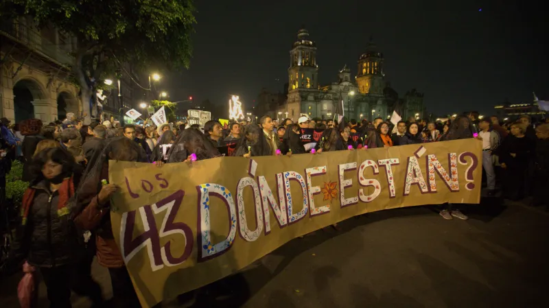 Smrt mexických studentů vyvolala demonstrace