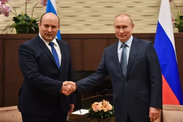Putin a Bennett se sešli na prvním společném jednání. Mluvili o vzájemných vztazích i Blízkém východě 