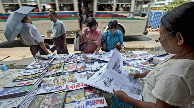 V Barmě opět vyšly soukromé deníky