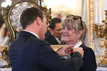 Chantal Poullainová převzala Řád čestné legie
