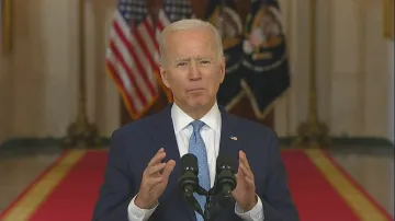 Prezident Spojených států Biden o odchodu armády z Afghánistánu