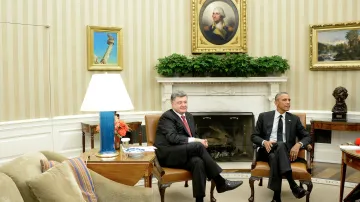 Barack Obama přijal v Bílém domě Petra Porošenka