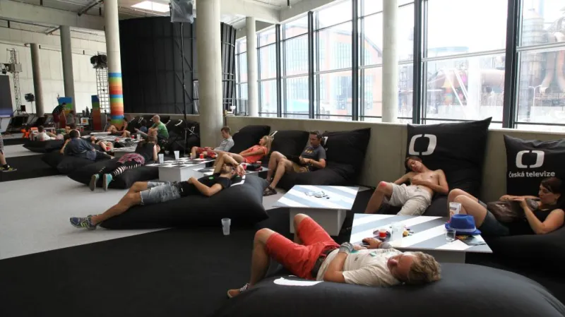 Scéna ČT je i místem odpočinku