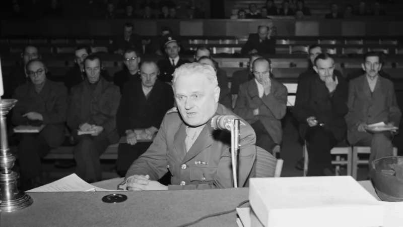 V procesu se sudetskými poslanci vypovídal ve čtvrtek 9. ledna 1947 jako svědek generál justiční služby Bohuslav Ečer