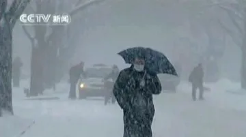 Sněhová kalamita v Pekingu