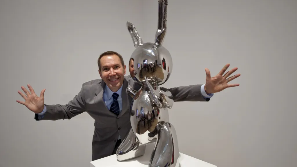 Jeff Koons a jeho Králík
