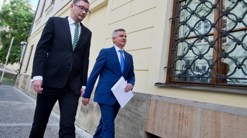 Jiří Ovčáček a Vratislav Mynář