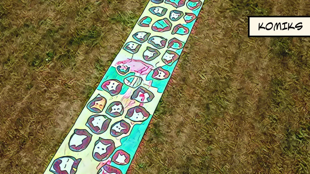 Nejdelší obraz v Česku má přes kilometr. Vystavovat ho museli na letišti