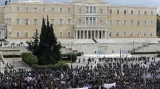 Stávkující se sešli před řeckým parlamentem