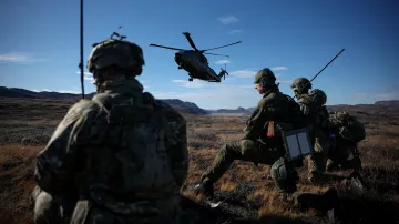 Vojenské cvičení v Grónsku