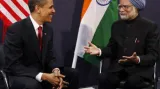 Barack Obama a Manmóhan Singh