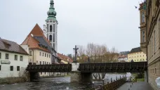 Lazebnický most v Českém Krumlově