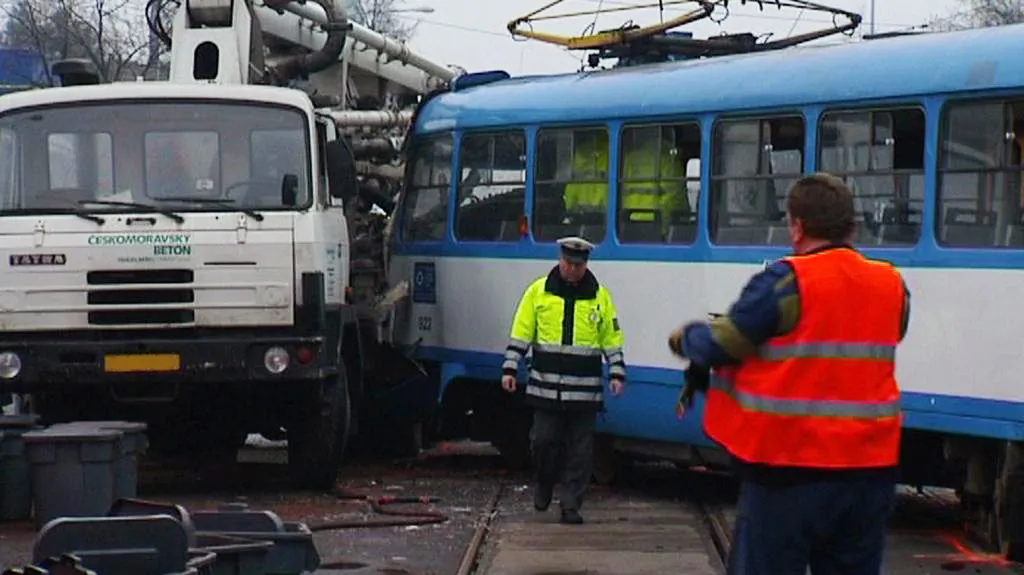 Střet Tatry s tramvají